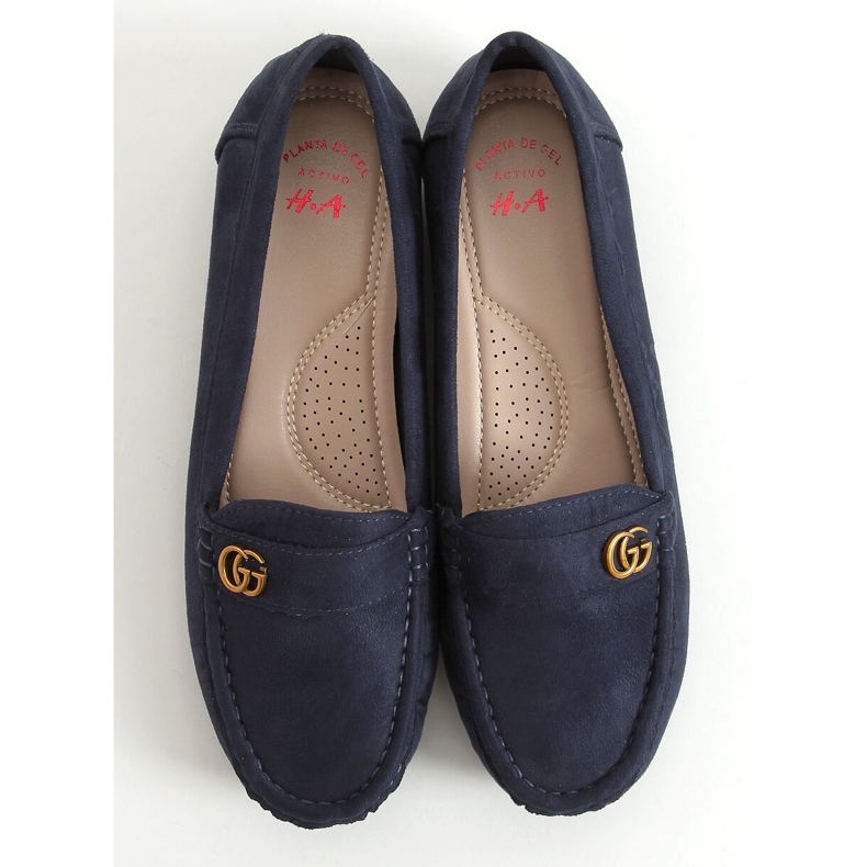 Mocassini donna blu navy H8192 Azul 1