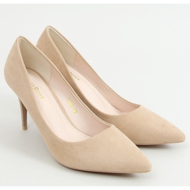 Décolleté su una spilla beige L502 beige 1