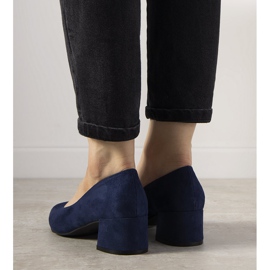 Décolleté blu navy sul post Floren 1