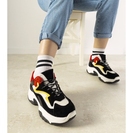 PA1 Sneakers nere su suola Monica alta nero 1