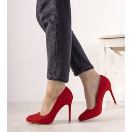 Décolleté rosse su tacco Dermeno rosso 2