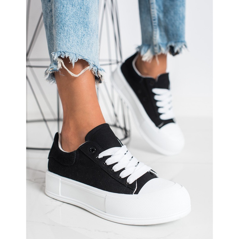 Goodin Sneakers classiche sulla piattaforma nero 2