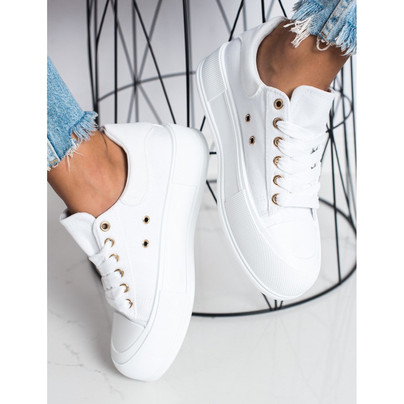 Goodin Sneakers classiche sulla piattaforma bianco 1