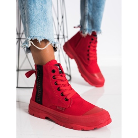 Goodin Sneakers Alte Originali rosso 2