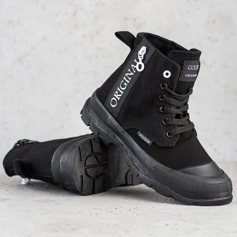 Goodin Sneakers Alte Originali nero 1