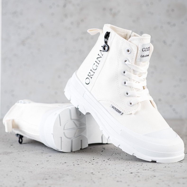 Goodin Sneakers Alte Originali bianca 1