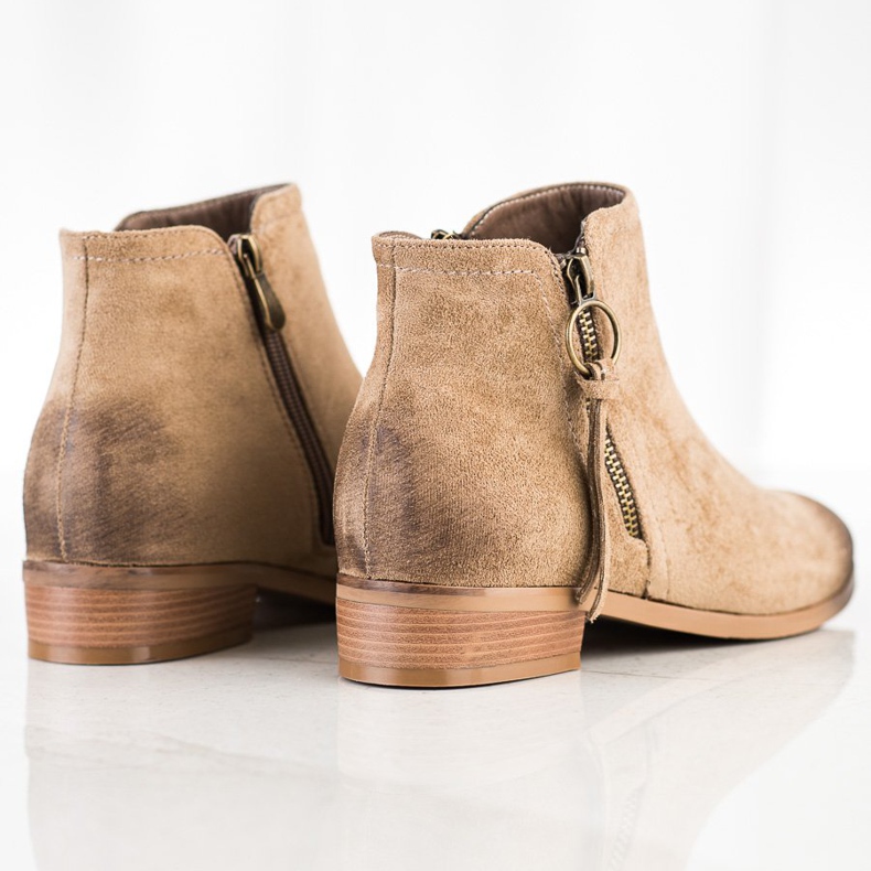 Vinceza Stivali Con Cerniera Decorativa Vicneza beige 1