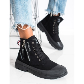 Goodin Sneakers Con Cerniera Decorativa nero 2