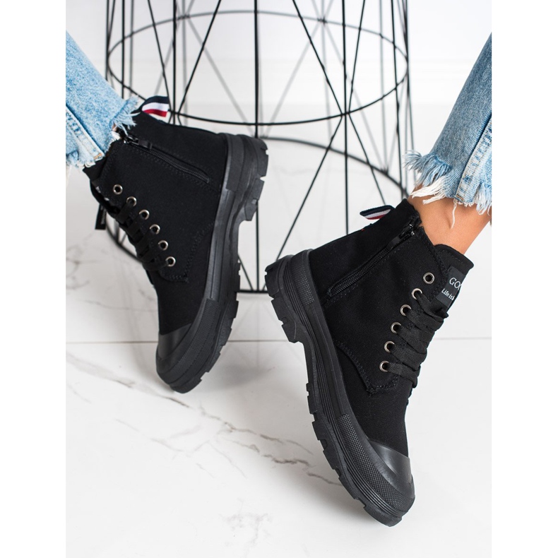 Goodin Sneakers Con Cerniera Decorativa nero 1