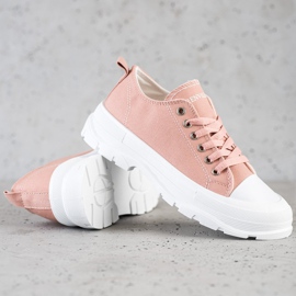 Goodin Scarpe Da Ginnastica Sulla Piattaforma rosa 1