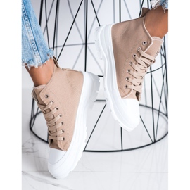 Goodin Sneakers alte marroni marrone 1