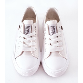 Sneakers in pelle per bambini Big Star FF374300 Bianco 1
