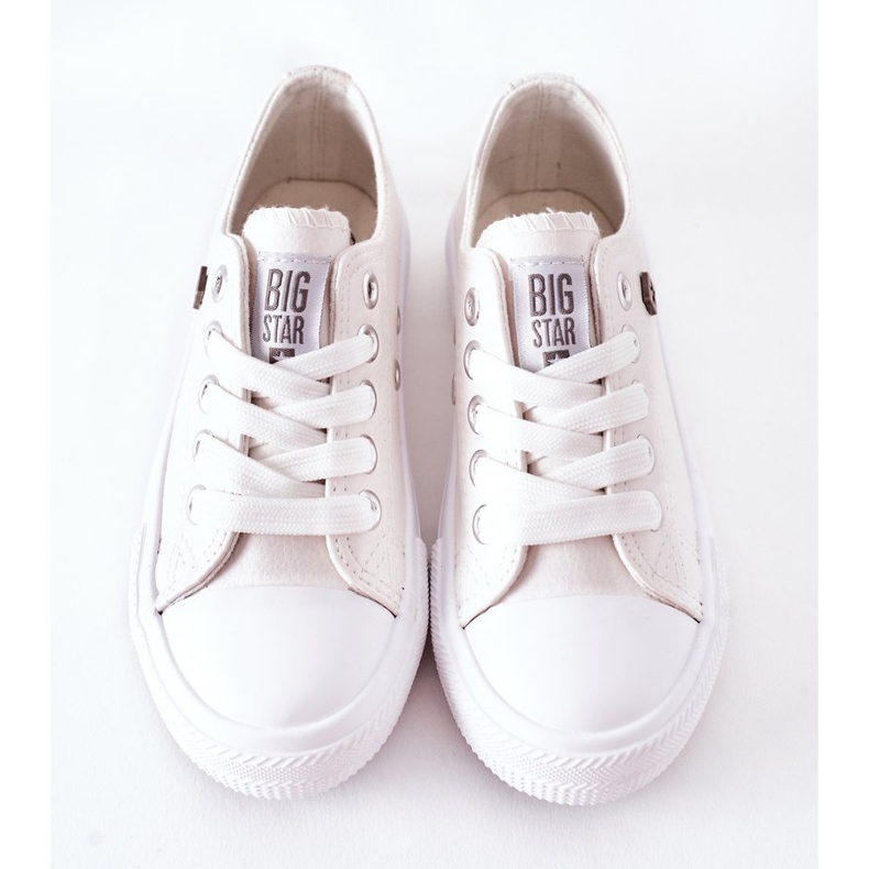 Sneakers in pelle per bambini Big Star FF374300 Bianco 1