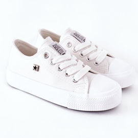 Sneakers in pelle per bambini Big Star FF374300 Bianco 2