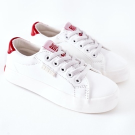 Sneakers in pelle per bambini Big Star DD374134 Bianco 2