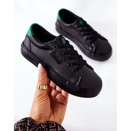 Sneakers in pelle per bambini Big Star DD374147 Nero 1