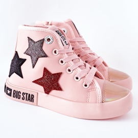 Sneakers Alte Per Bambini Con Cerniera Big Star II374030 Rosa multicolore 1