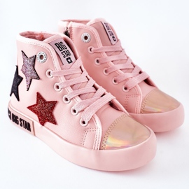 Sneakers Alte Per Bambini Con Cerniera Big Star II374030 Rosa multicolore 2