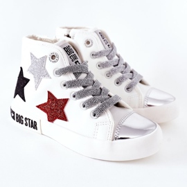Sneakers Alte Per Bambini Con Cerniera Big Star II374029 Bianco 2