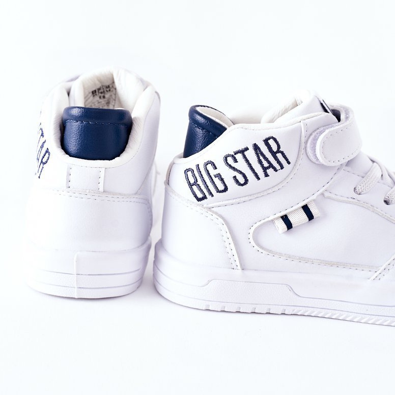 Scarpe Sportive per Bambini Big Star II374034 Bianche e Blu Navy bianco 1