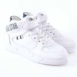 Scarpe Sportive per Bambini Big Star II374034 Bianche e Blu Navy bianco 2