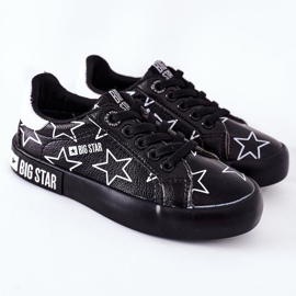 Sneakers in pelle per bambini Big Star II374002 Nero 2