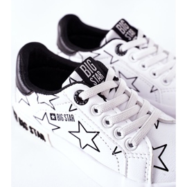 Sneakers in pelle per bambini Big Star II374001 Bianco 1