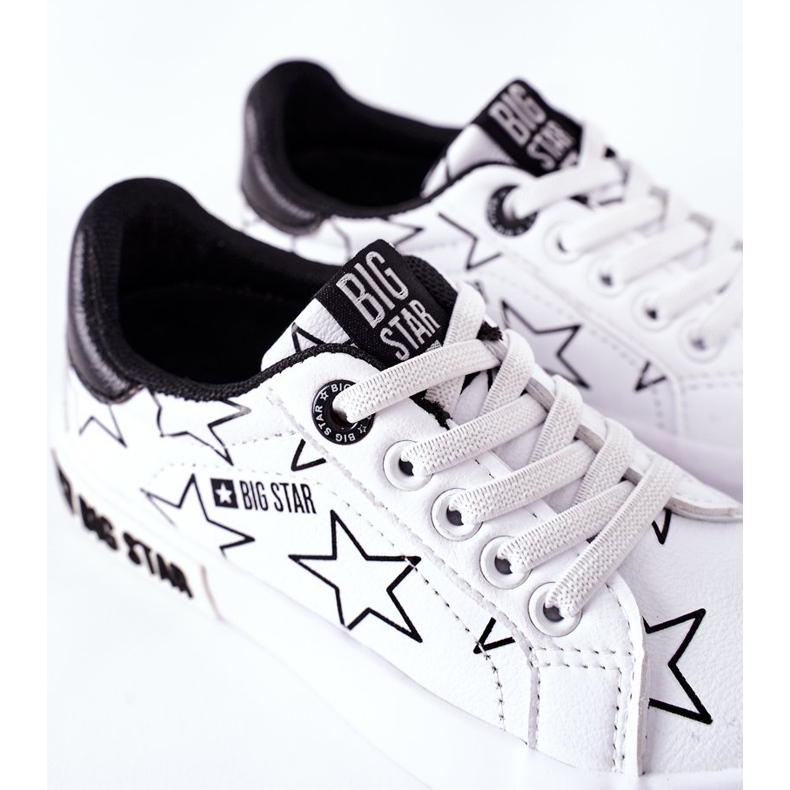 Sneakers in pelle per bambini Big Star II374001 Bianco bianca 1