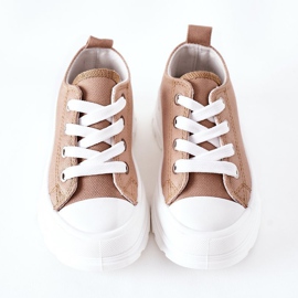FR1 Sneakers Bambini Beige Travel Time 1