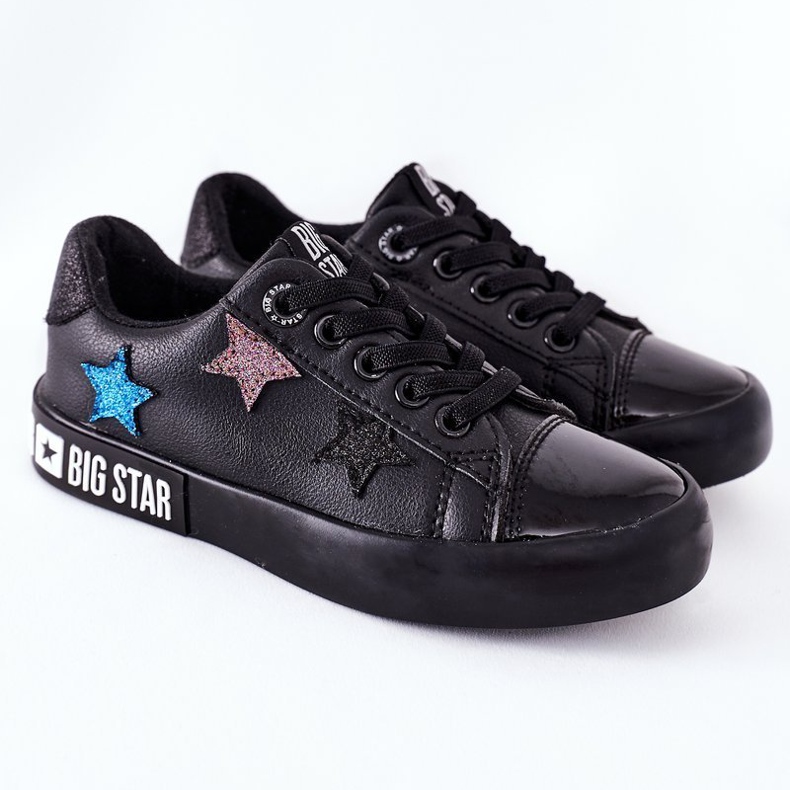 Sneakers in pelle per bambini Big Star II374031 Nero 2