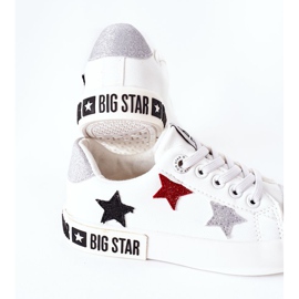 Sneakers in pelle per bambini Big Star II374032 Bianco 1