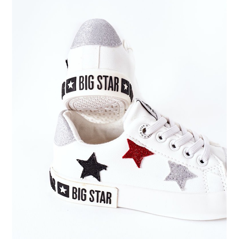 Sneakers in pelle per bambini Big Star II374032 Bianco bianca 1
