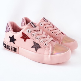 Sneakers in pelle per bambini Big Star II374033 Rosa 2