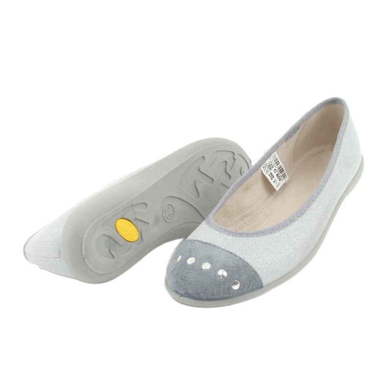 Ballerine giovanili Befado 309Q017 argento 4