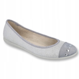 Ballerine giovanili Befado 309Q017 argento 1