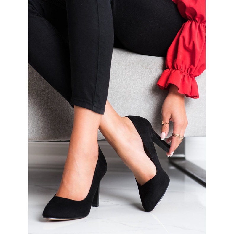 Sabatina Décolleté classiche col tacco alto nero 1