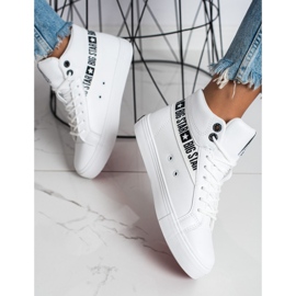 Sneakers da donna Big Star EE274356 bianco 2