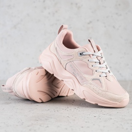 Sneakers da donna Big Star GG274655 rosa 1