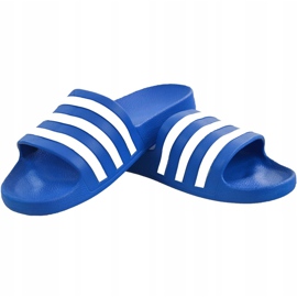 Ciabatte Adidas Adilette Aqua F35541 bianco blu 1