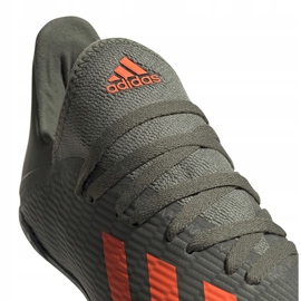 Scarpe da calcio Adidas X 19.3 Tf Jr EF8375 cachi 3