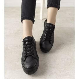 Sneakers Gooby da donna nere Big Star nero 1