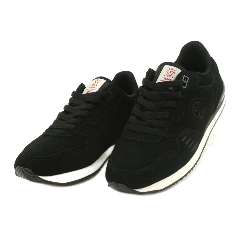Cross Jeans Scarpe sportive femminili jeans black ii2r4028c nero 2