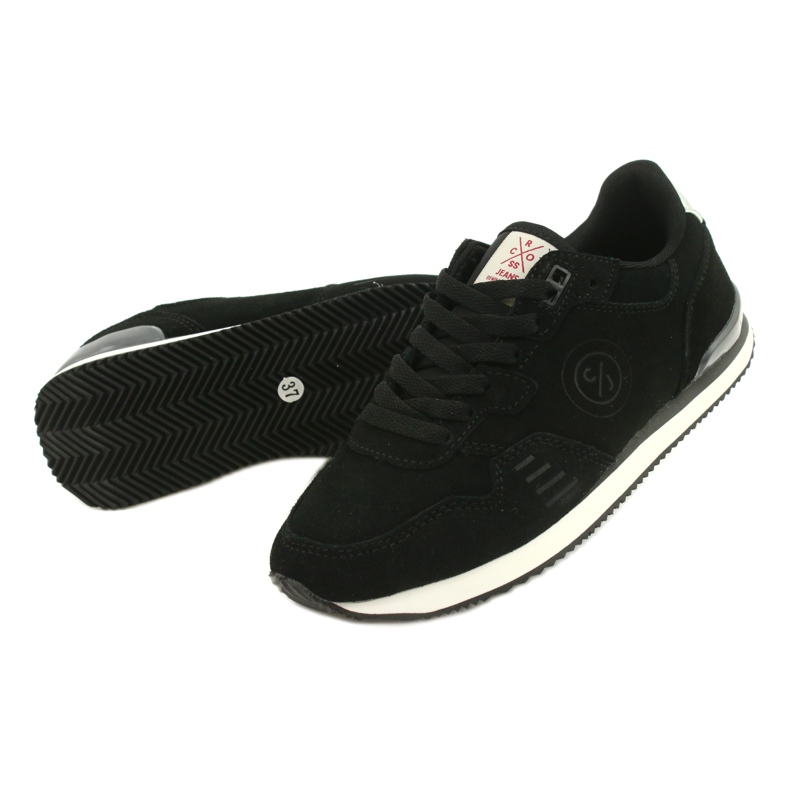 Cross Jeans Scarpe sportive femminili jeans black ii2r4028c nero 3