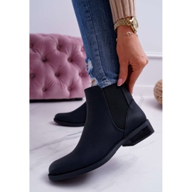 S.Barski Stivaletti Donna Stivaletti Chelsea Tacco Piatto Nero Barski 18-75 1