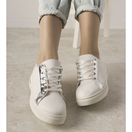 Sneakers bianche opache con suola Shift bianca 1