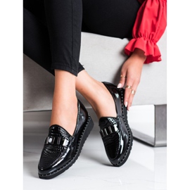 Filippo Scarpe in pelle alla moda nero 2