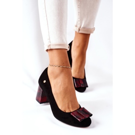 Décolleté da donna Maciejka Scamosciato Nero 3356A-20 / 00-1 2