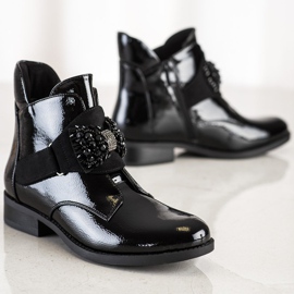 S. BARSKI Stivali eleganti S.BARSKI nero 1