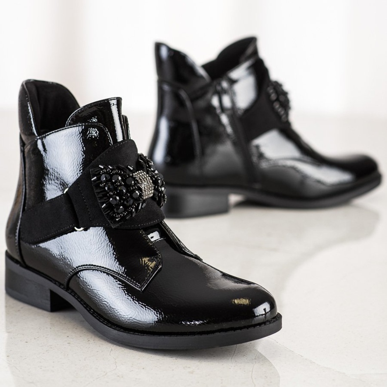 S. BARSKI Stivali eleganti S.BARSKI nero 1