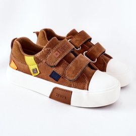 Sneakers Bambini Con Velcro Big Star II374017 Camel marrone marrone 2